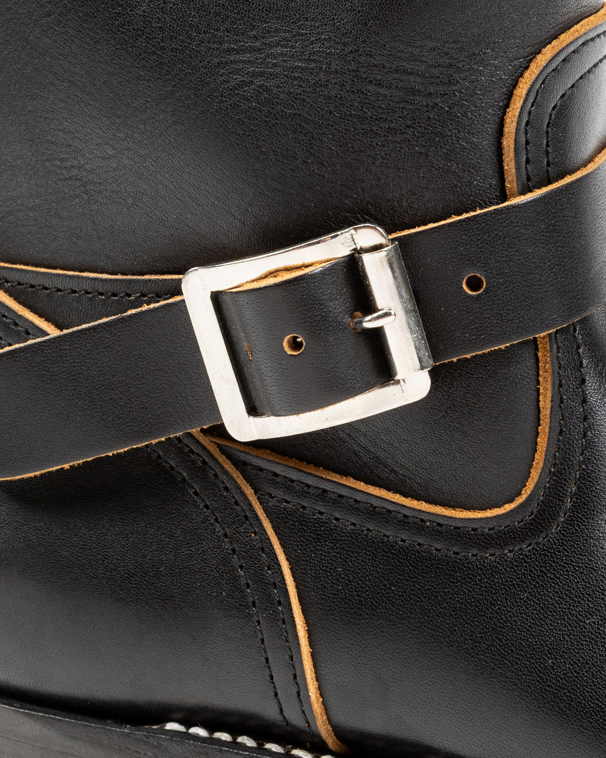 Attractions Engineer Boots - Black Heavyweight Kipskin - Standard & Strange