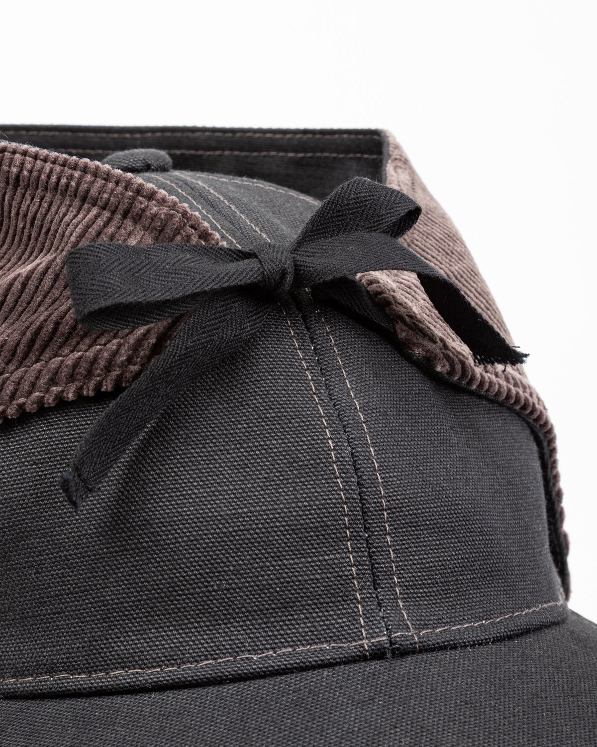 The Real McCoy's Buco Cotton Canvas Windproof Riding Cap - Black - Standard & Strange