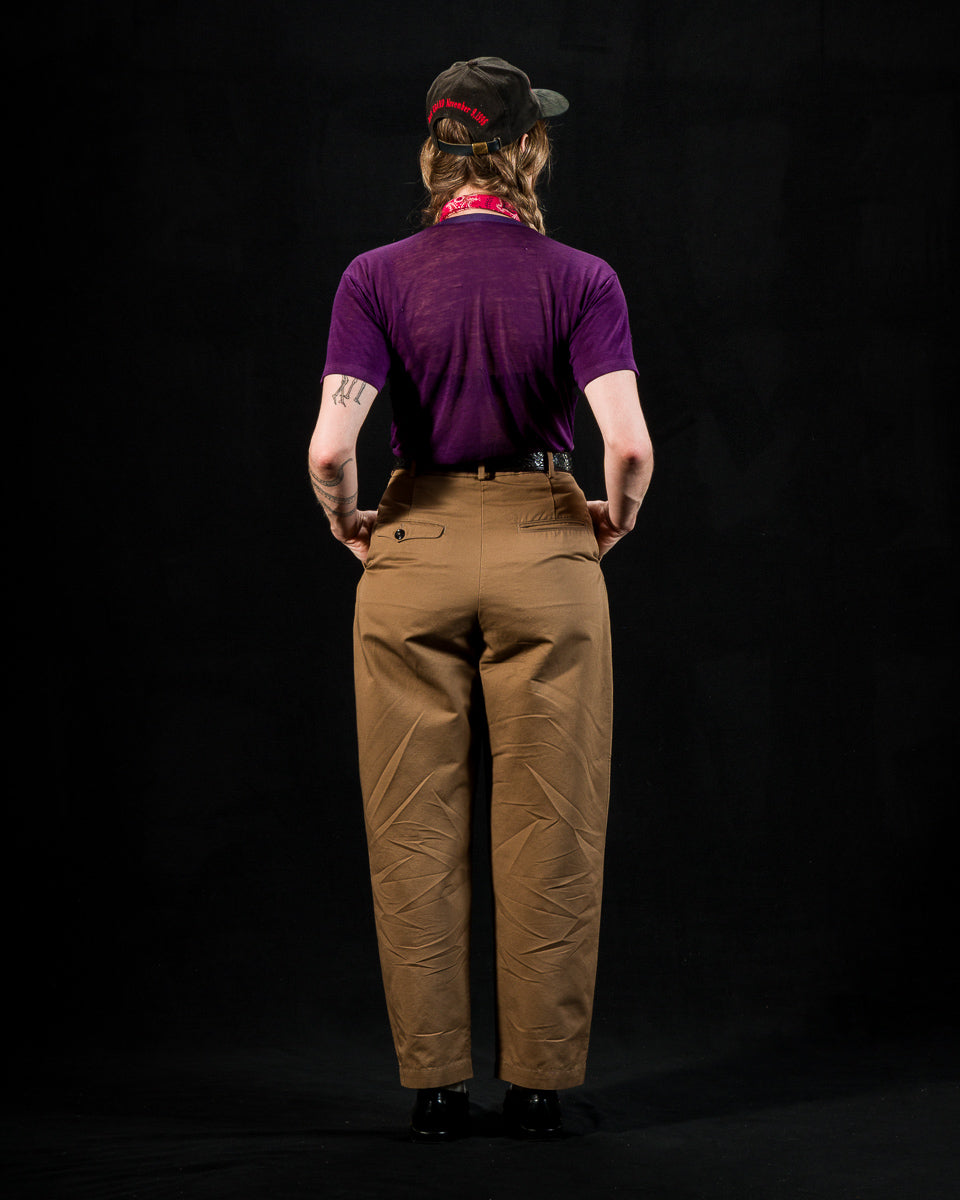 1st PAT-RN Allison Trousers - Biscuit Kersey Twill - Standard & Strange