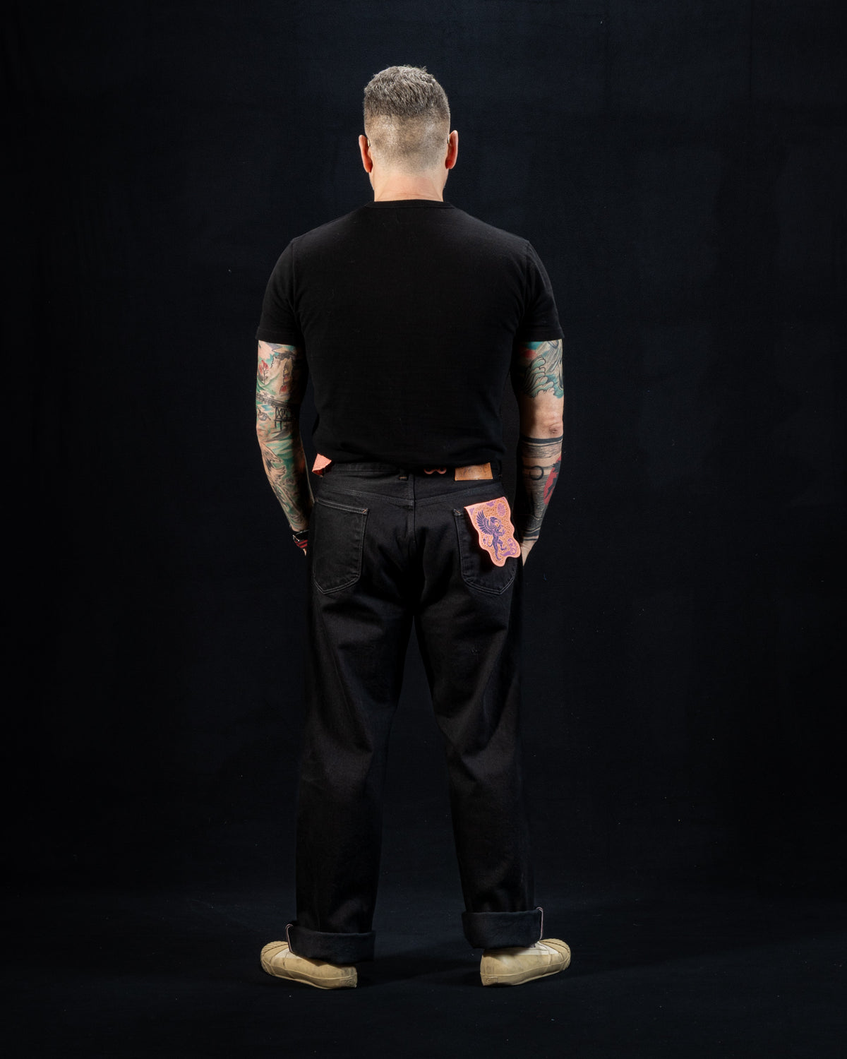 Indigofera Duke Wide Fit - 14.5 oz Soaked Gunpowder Denim - Standard & Strange