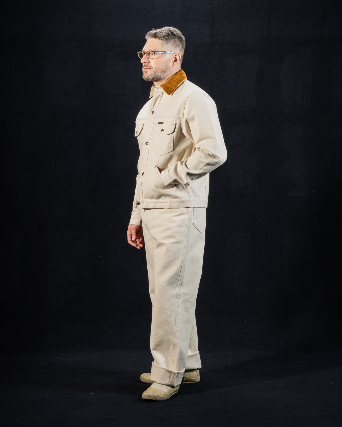 Indigofera Fargo Quarter Jacket - Ecru Smithson Canvas - Standard & Strange