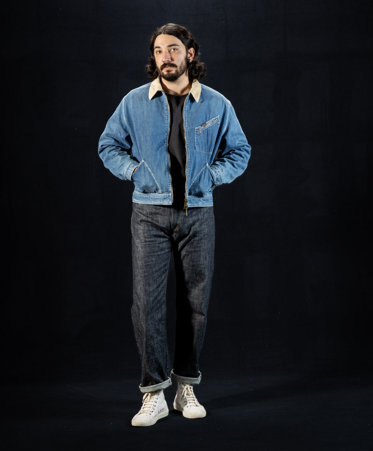 Kapital 11.5oz Denim BONE Lining Reversible ZIP-UP Work JKT - PRO - Standard & Strange