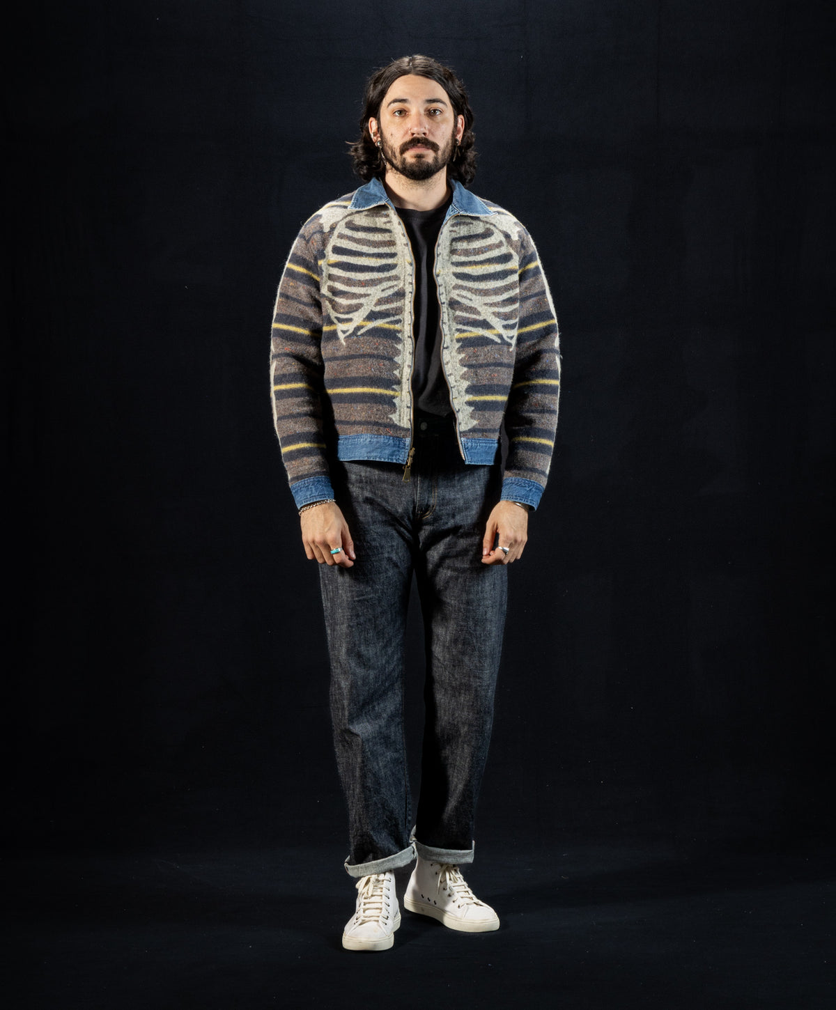 Kapital 11.5oz Denim BONE Lining Reversible ZIP-UP Work JKT - PRO - Standard & Strange
