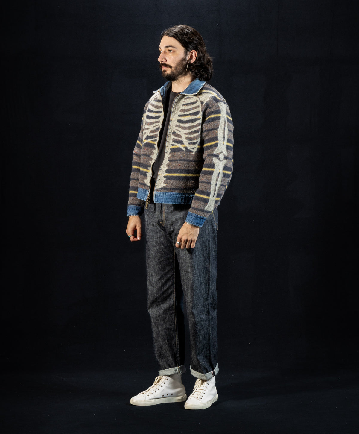 Kapital 11.5oz Denim BONE Lining Reversible ZIP-UP Work JKT - PRO - Standard & Strange
