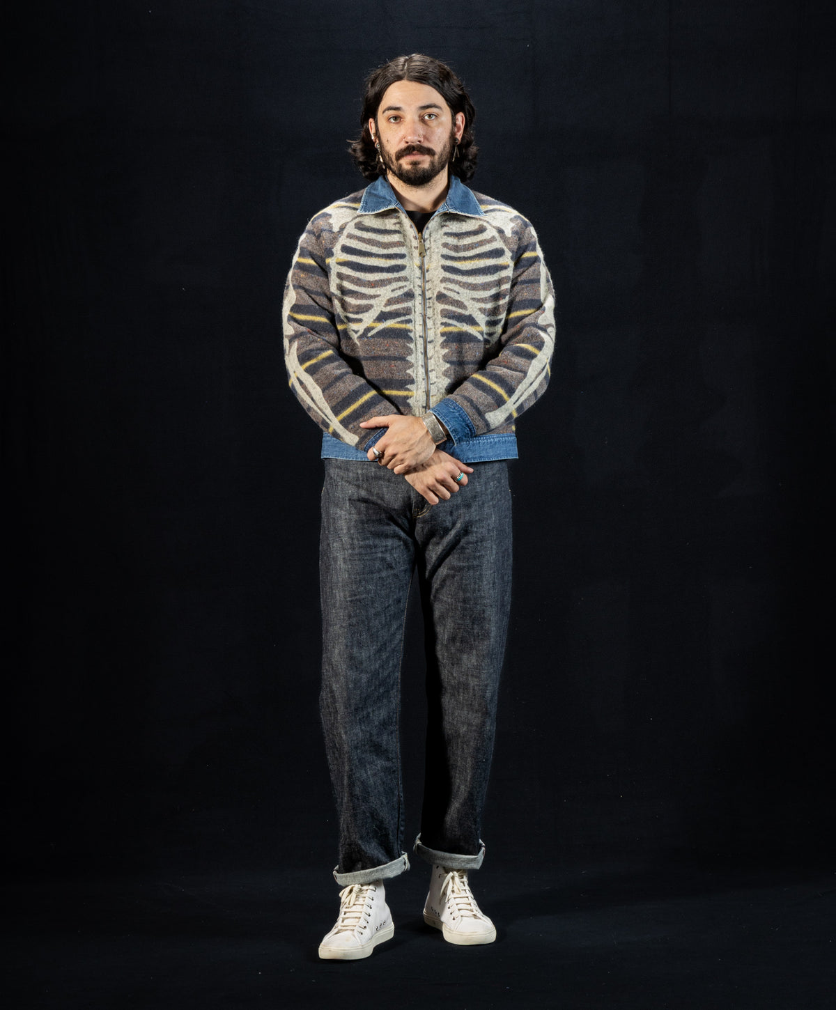 Kapital 11.5oz Denim BONE Lining Reversible ZIP-UP Work JKT - PRO - Standard & Strange