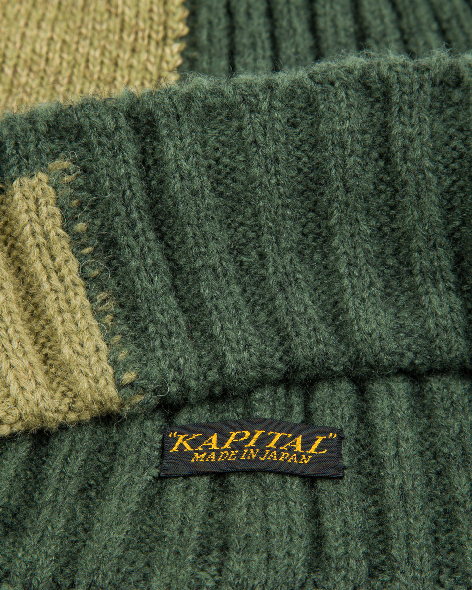 Kapital 5G Wool TUGIHAGI Knit Cap - Khaki - Standard & Strange
