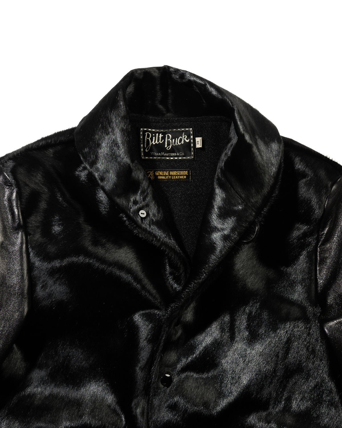 Attractions King Shawl Jacket - Black Hair on Hide - Standard & Strange