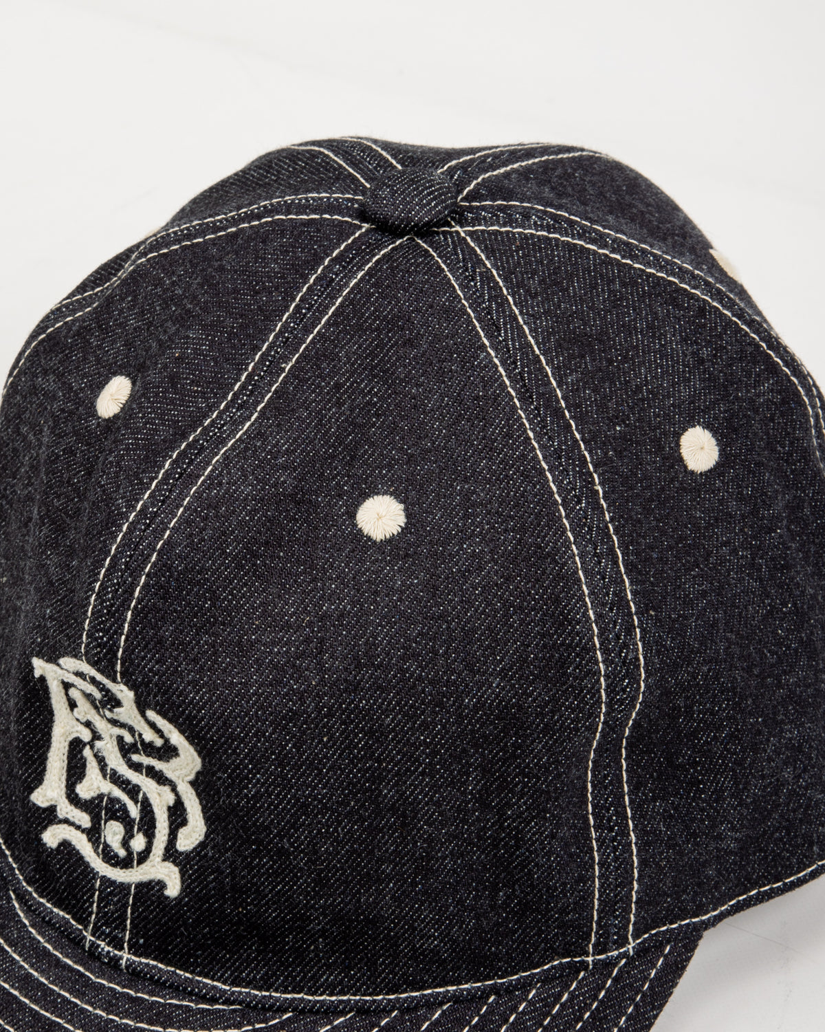Black Sign BS Trucker Cap - Indigo Denim - Standard & Strange