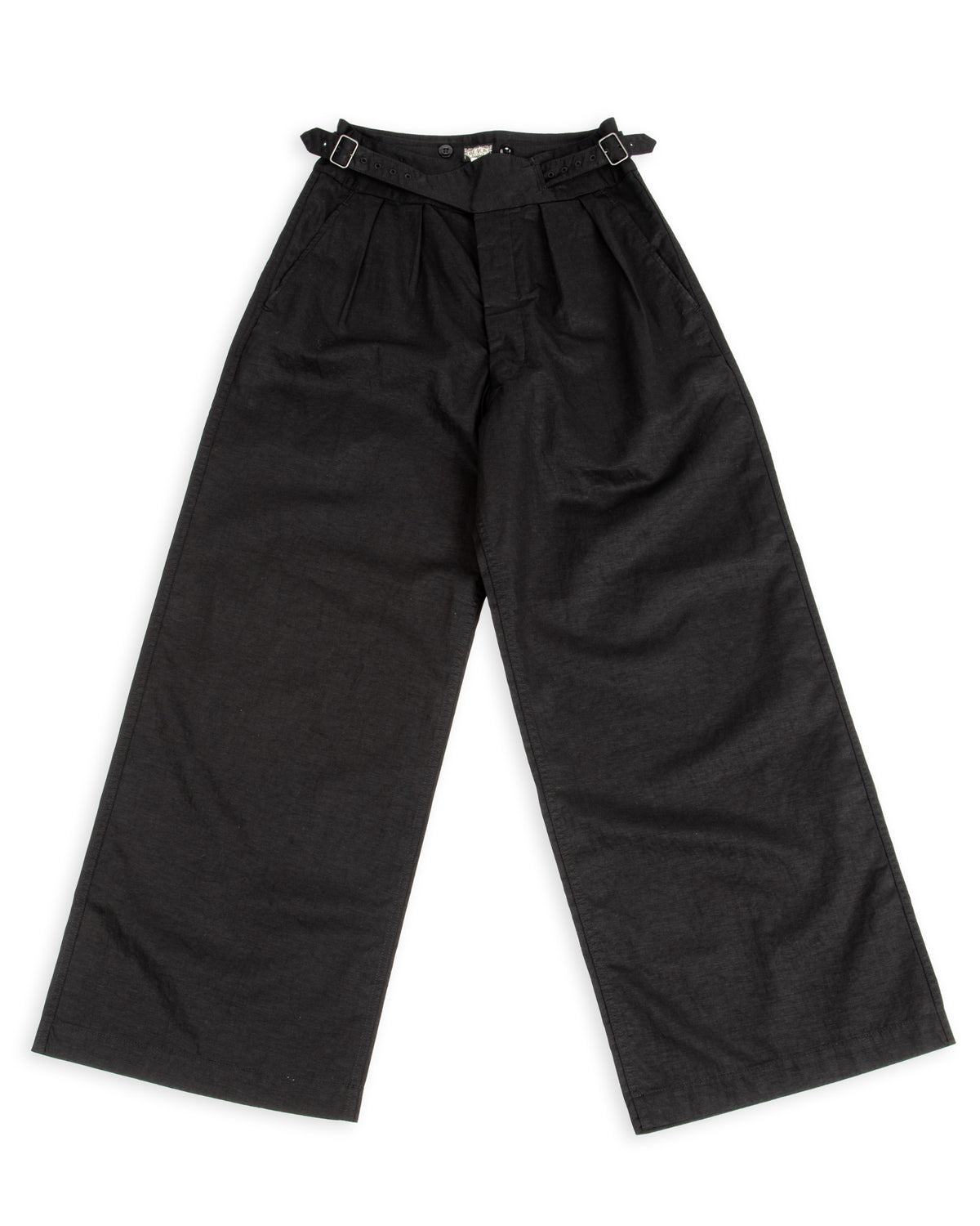 Black Sign CL Twill Wide Gurkha Pants - Stealth Black - Standard & Strange