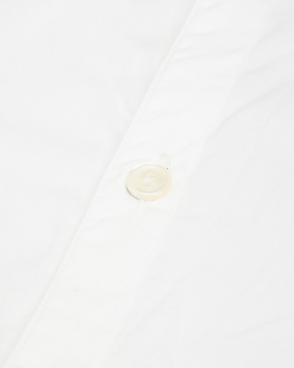 Black Sign Cotton Broad Homestead Shirt - Salt White - Standard & Strange