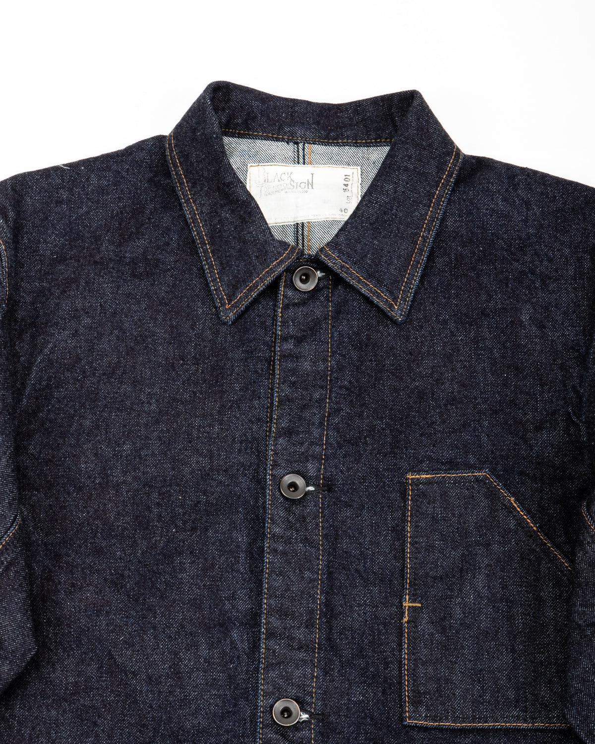 Black Sign Denim Delta Jacket - Dark Indigo - Standard & Strange