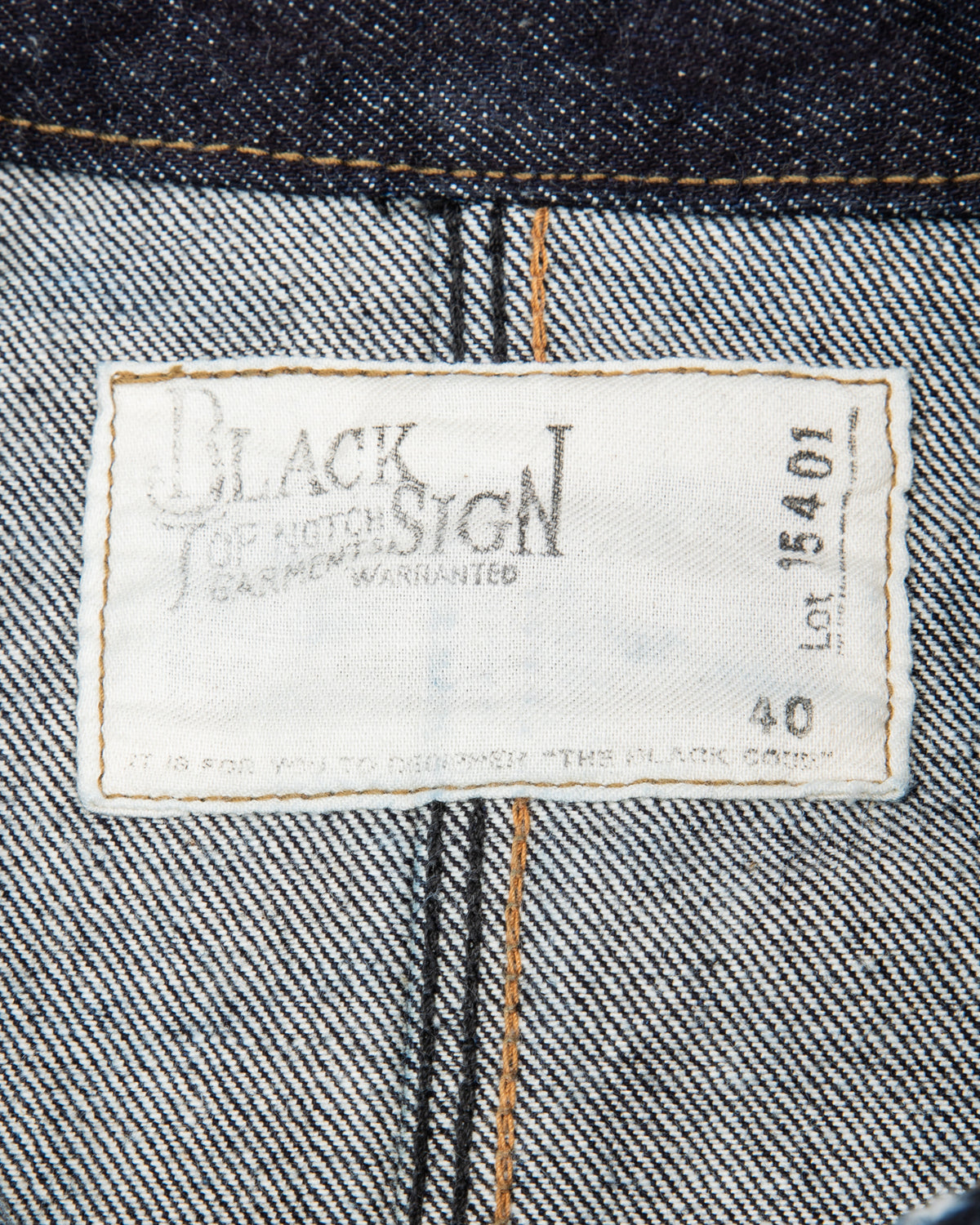 Black Sign Denim Delta Jacket - Dark Indigo - Standard & Strange