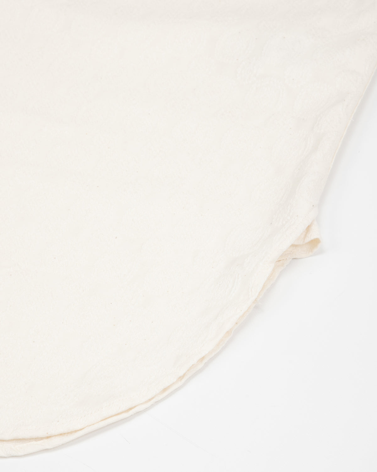 Black Sign Fine Pattern Jacquard Open Pocket Work Shirt - Salt White - Standard & Strange