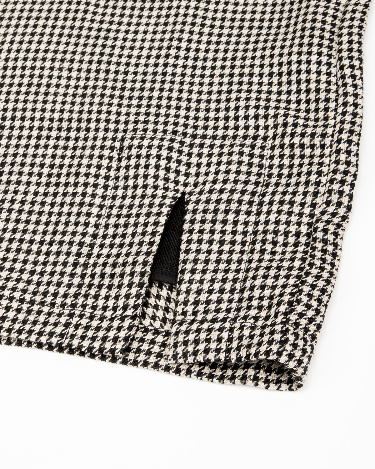 Black Sign Italian Collar 2 Tone "GIGORO" Jacket - Houndstooth - Standard & Strange