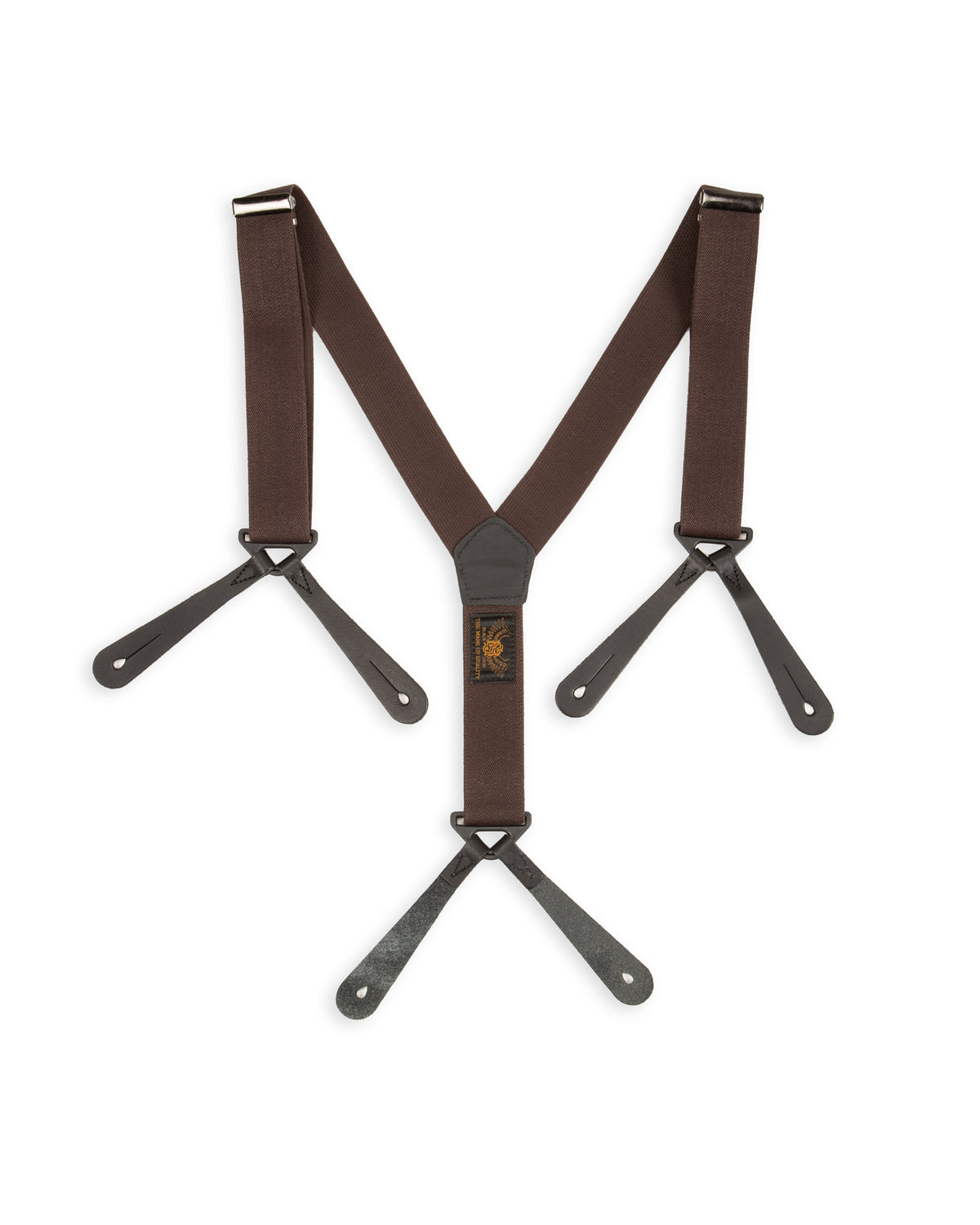 Black Sign Military Suspender - Battlefield Brown - Standard & Strange