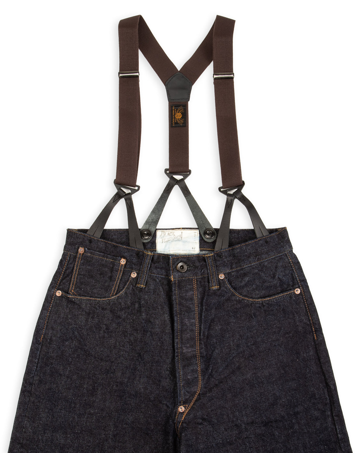 Black Sign Military Suspender - Battlefield Brown - Standard & Strange
