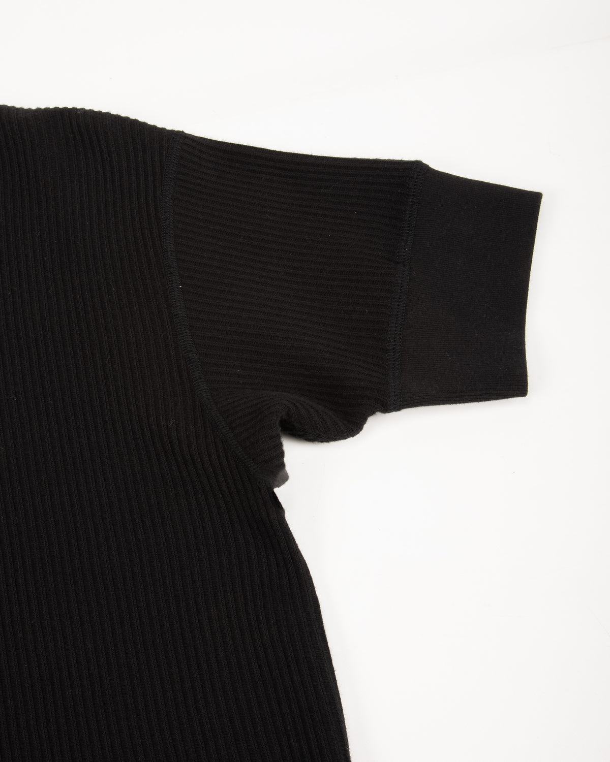 Black Sign Railroad Knit S/S Amish Underwear - Midnight Black - Standard & Strange