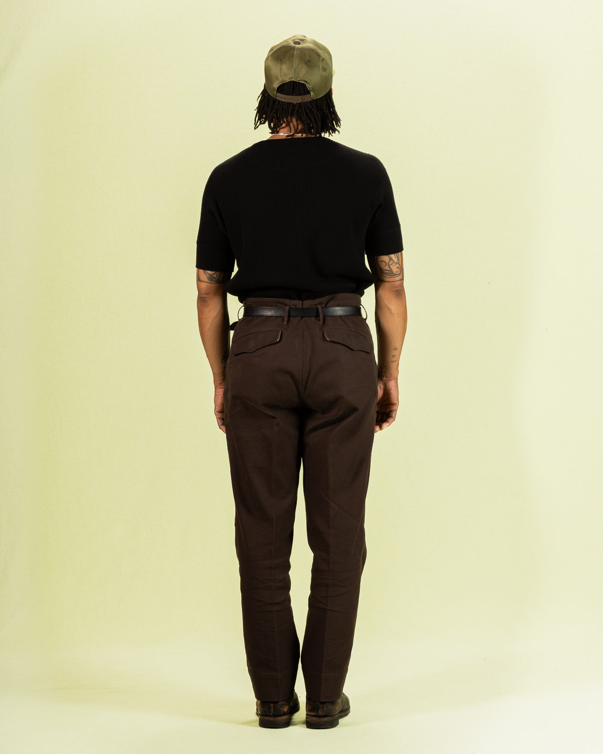 Black Sign Railroad Knit S/S Amish Underwear - Midnight Black - Standard & Strange