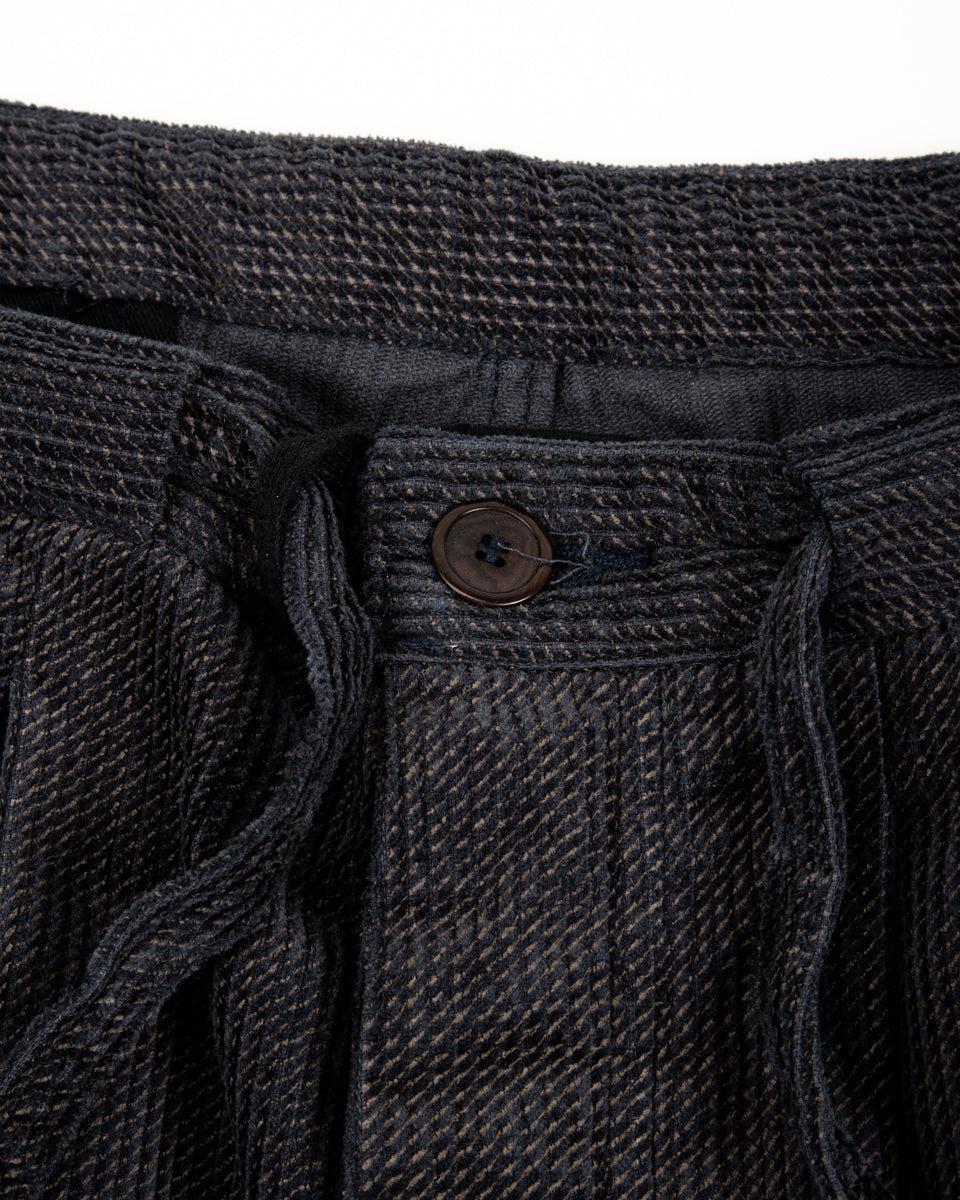 Black Sign Ripple Cord Filed Trousers - Deep Sea Navy - Standard & Strange