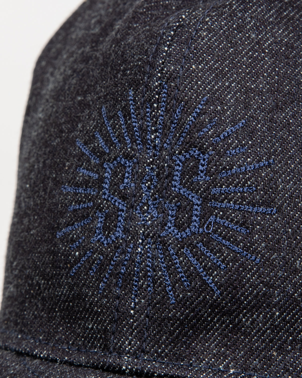 Black Sign Standard & Strange Trucker Cap - Indigo Denim x Navy - Standard & Strange