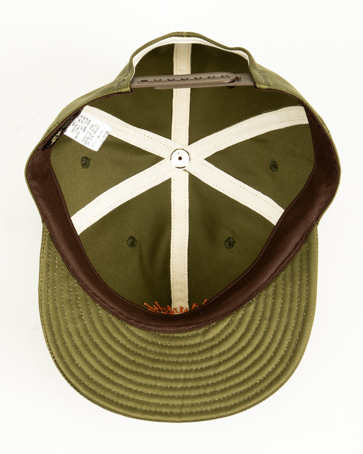 Black Sign Standard & Strange Trucker Cap - Olive Chino - Standard & Strange