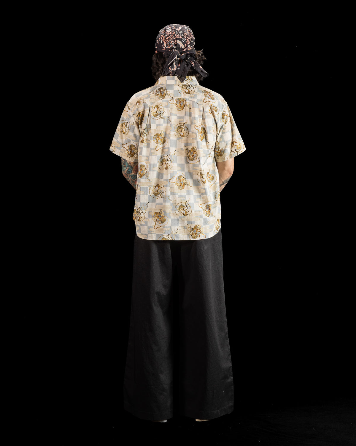 Black Sign "Wind God Thunder God" Geronimo Shirt - Salt White - Standard & Strange