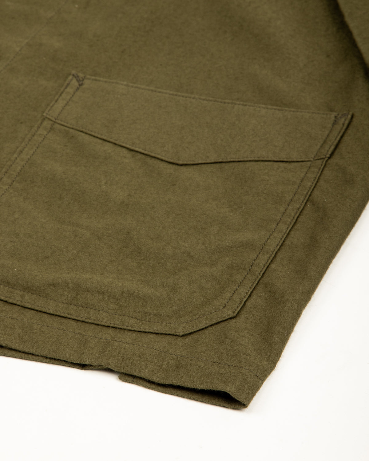 Clinch Boots BSC Uniform Light Moleskin French Zip Jacket - Green - Standard & Strange
