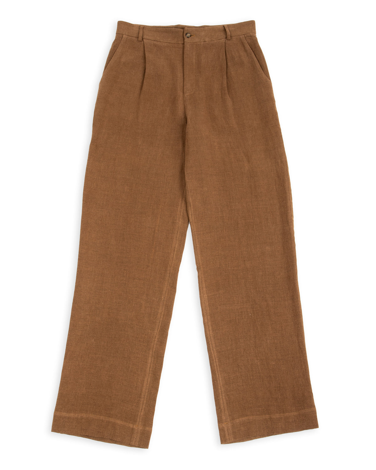De Bonne Facture Grandad Trousers - Cinnamon Wool - Standard & Strange