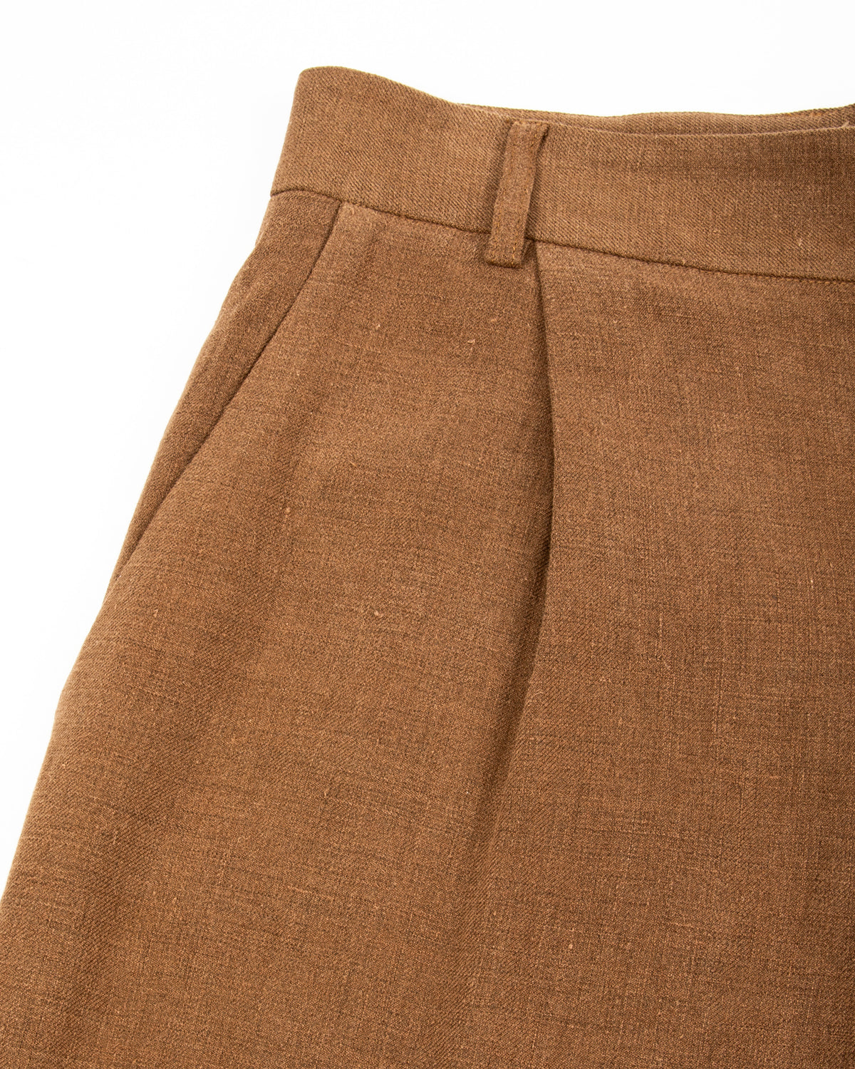 De Bonne Facture Grandad Trousers - Cinnamon Wool - Standard & Strange