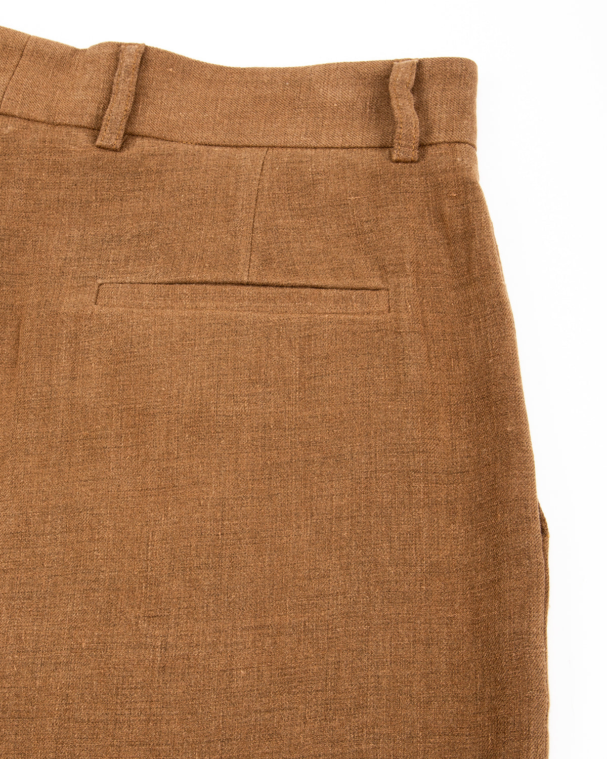 De Bonne Facture Grandad Trousers - Cinnamon Wool - Standard & Strange