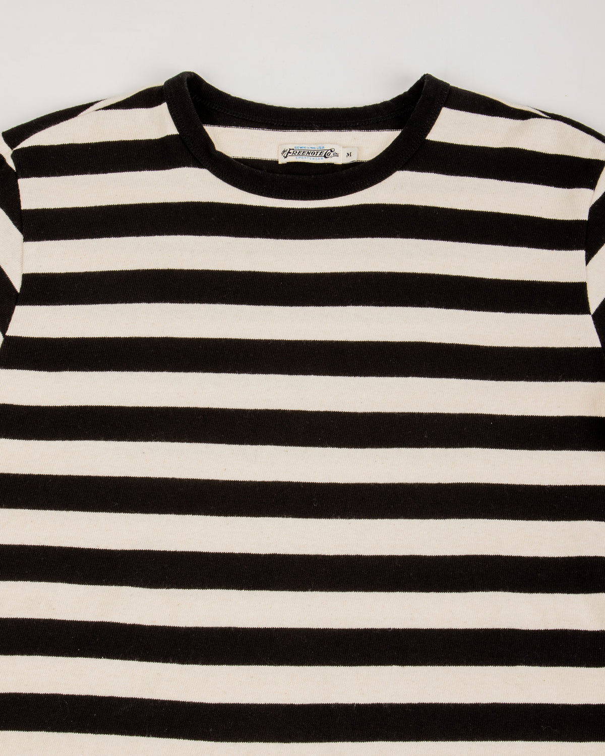 Freenote 13oz Shifter Tee - Natural/Black Stripe - Standard & Strange