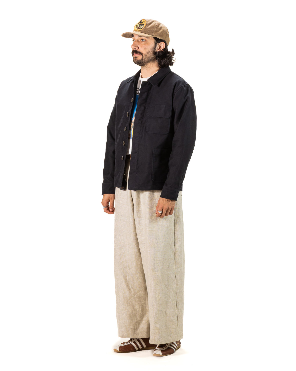 Freenote CC-1 Jacket - Navy Moleskin - Standard & Strange