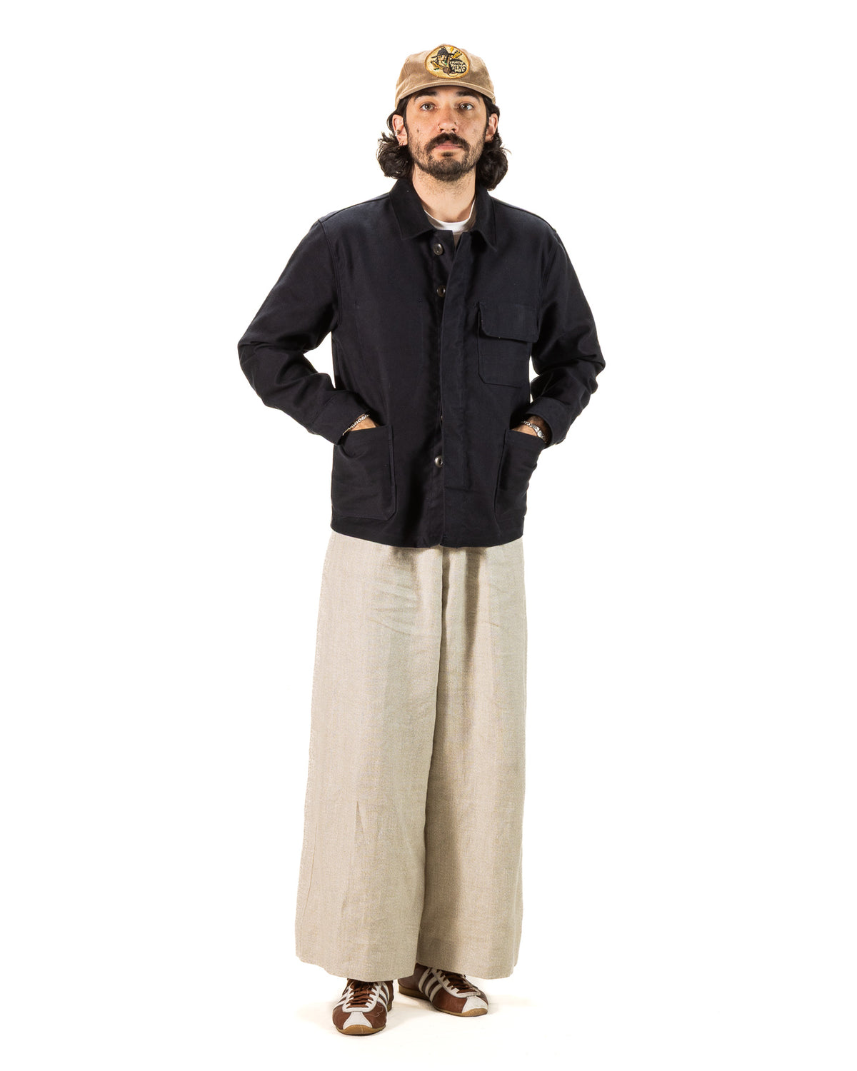 Freenote CC-1 Jacket - Navy Moleskin - Standard & Strange