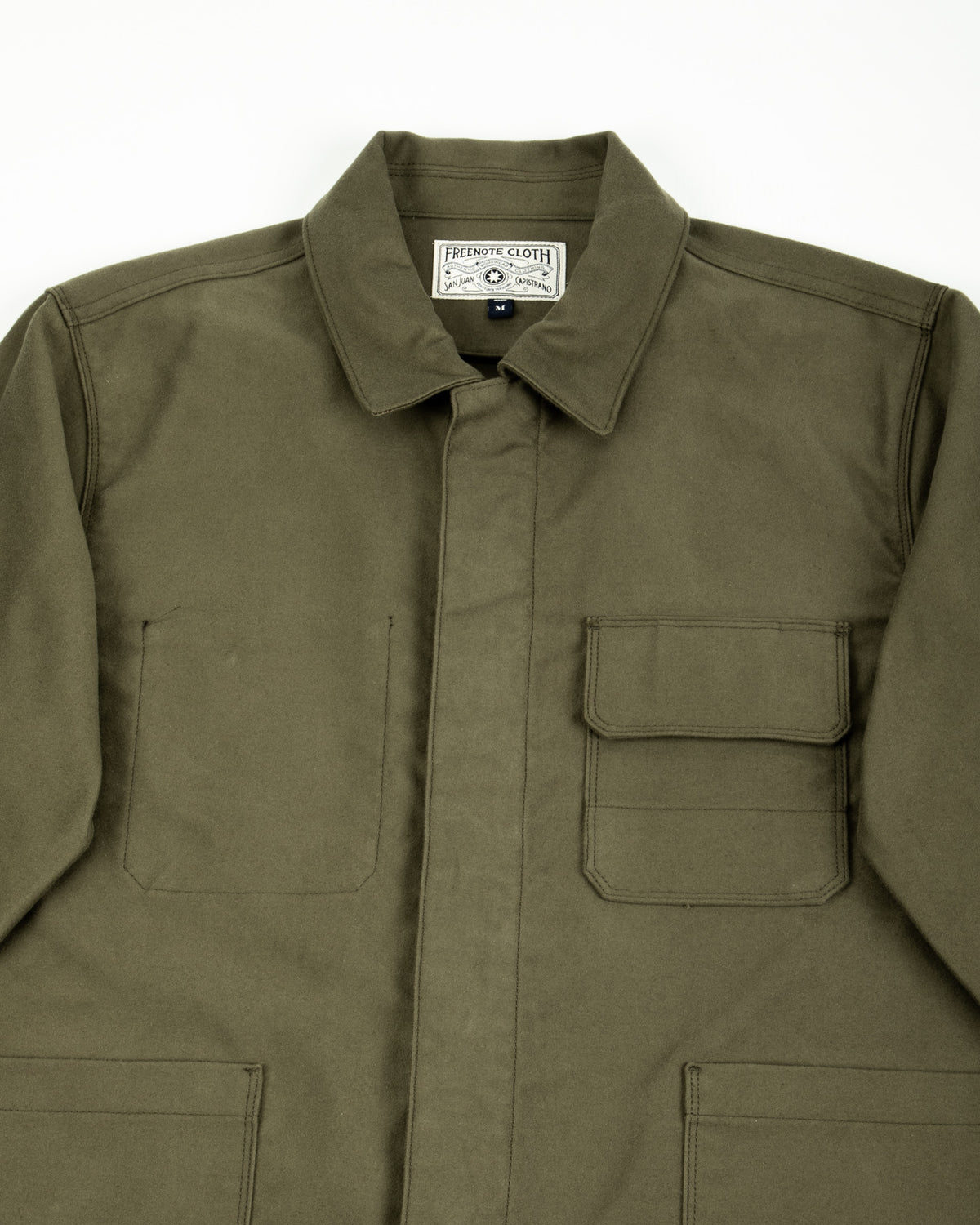 Freenote CC-1 Jacket - Olive Moleskin - Standard & Strange