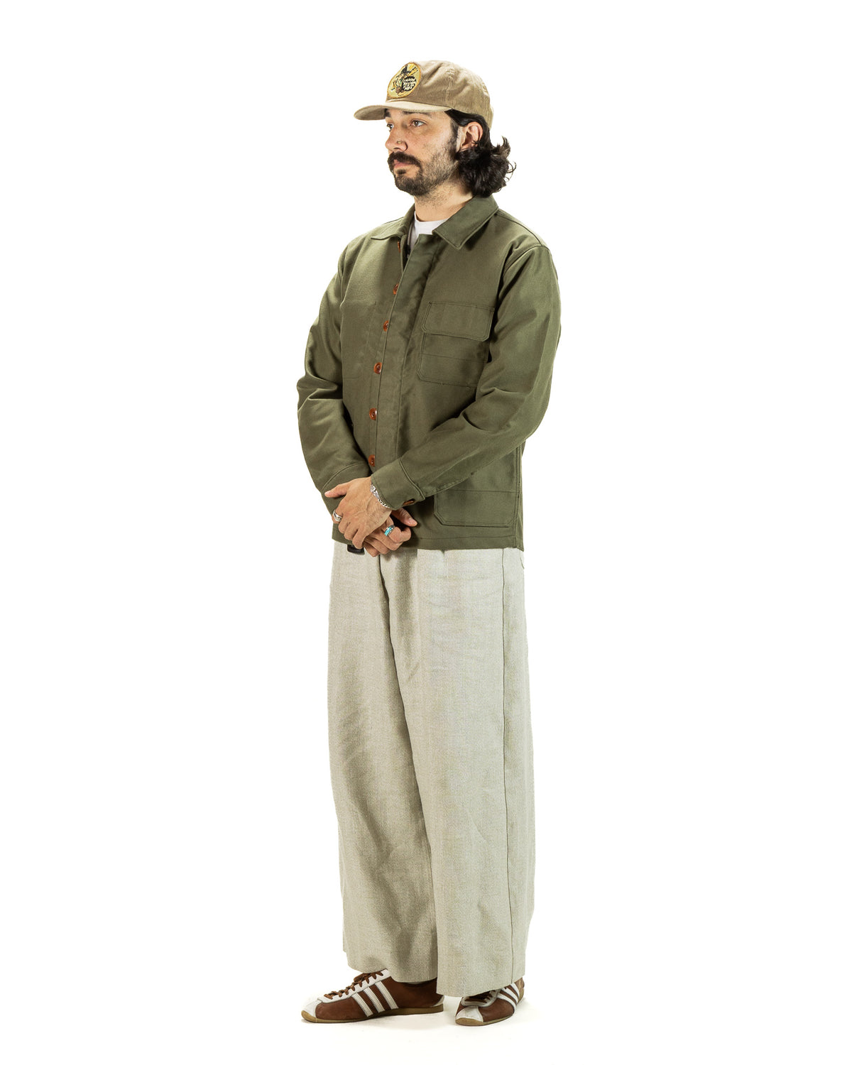 Freenote CC-1 Jacket - Olive Moleskin - Standard & Strange