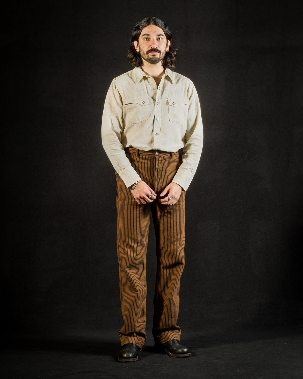 Freenote Calico Western Shirt - Sand - Standard & Strange