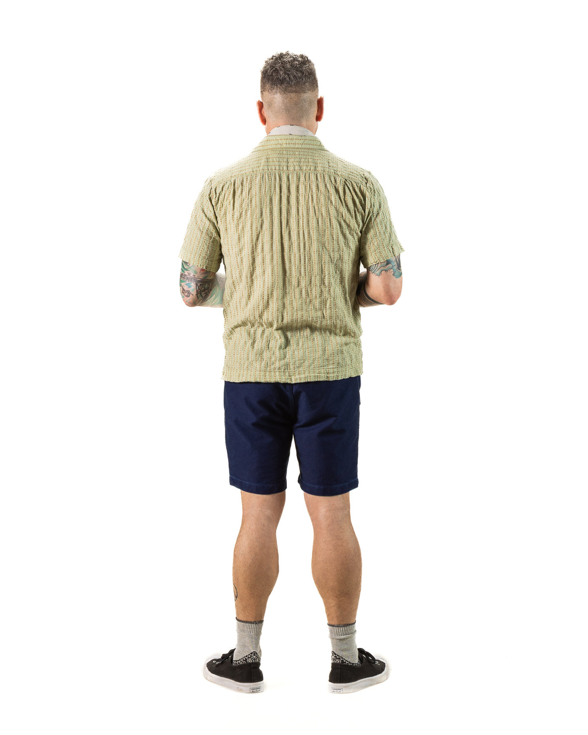 Freenote Cayucos S/S Shirt - Jacquard Sage - Standard & Strange