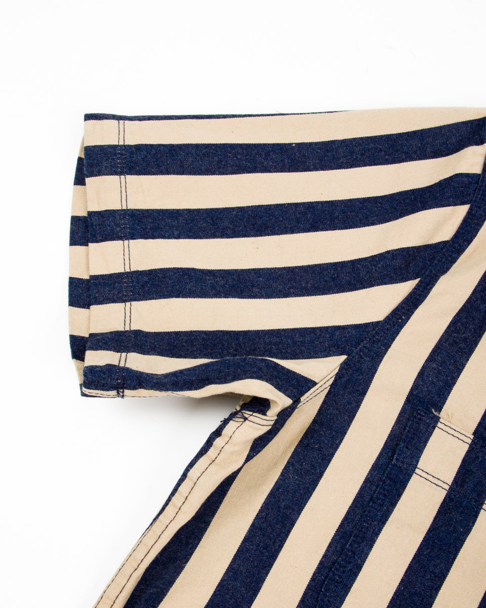 Freenote Dayton Shirt - Indigo Wide Stripe - Standard & Strange