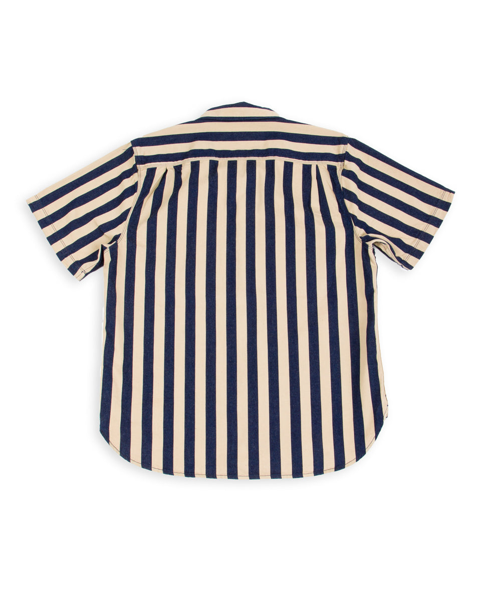 Freenote Dayton Shirt - Indigo Wide Stripe - Standard & Strange