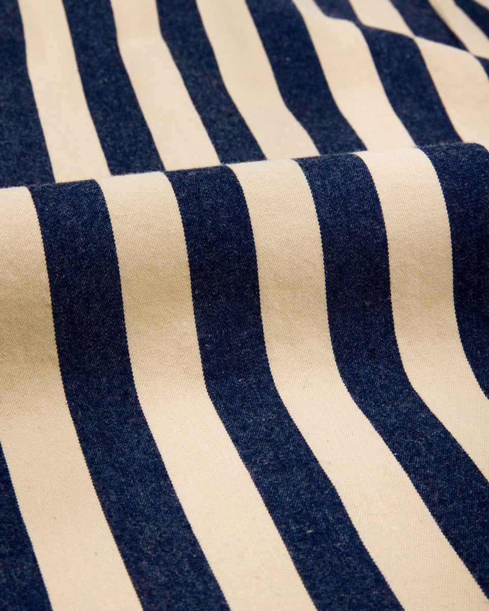 Freenote Dayton Shirt - Indigo Wide Stripe - Standard & Strange
