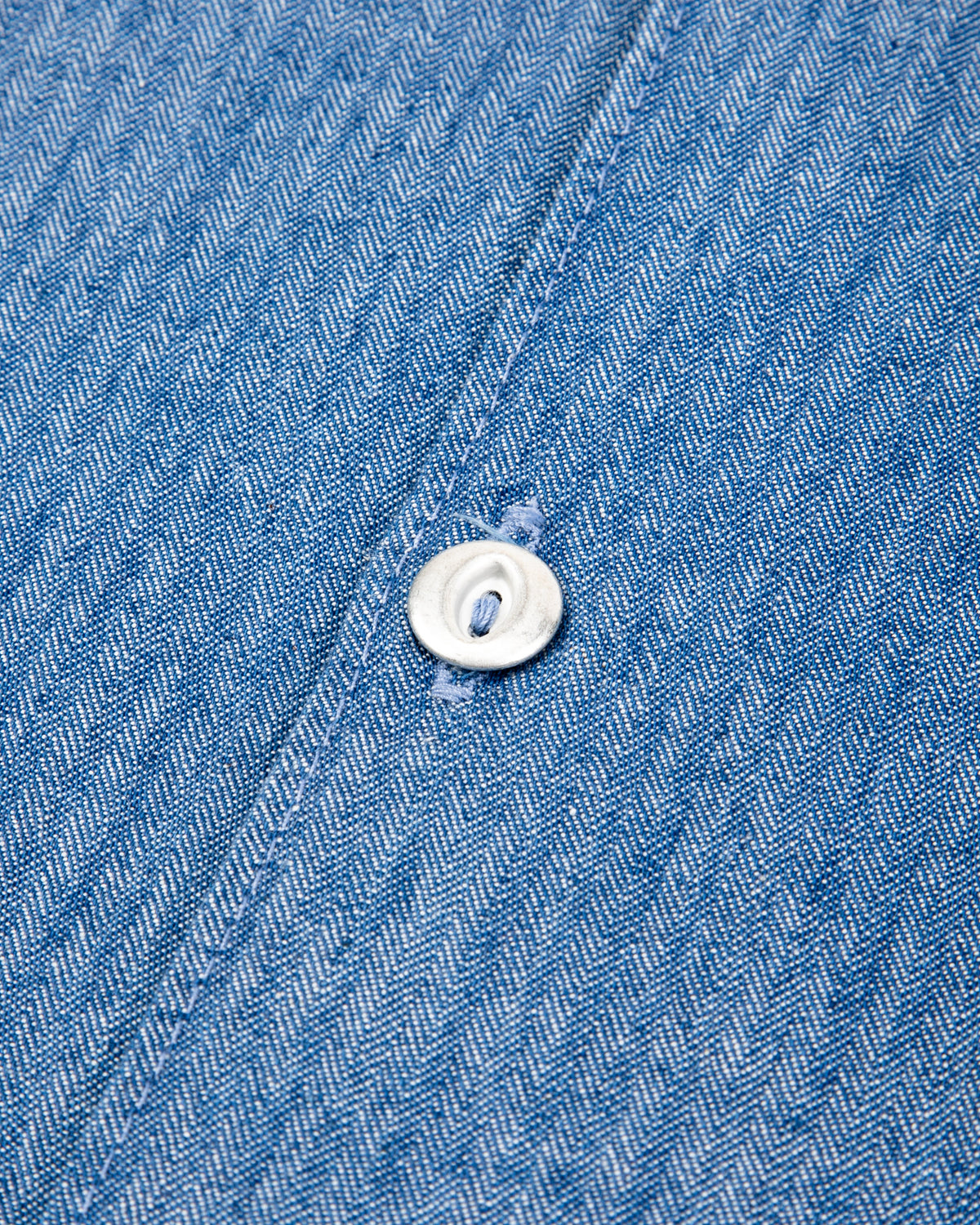 Freenote Dayton S/S Shirt - 5oz Blue Herringbone - Standard & Strange