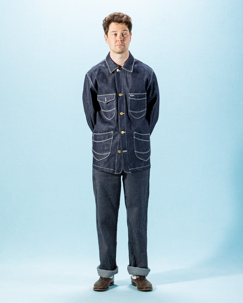 Freenote Modesto Jacket - 11oz Rinsed Memphis Blue - Standard & Strange