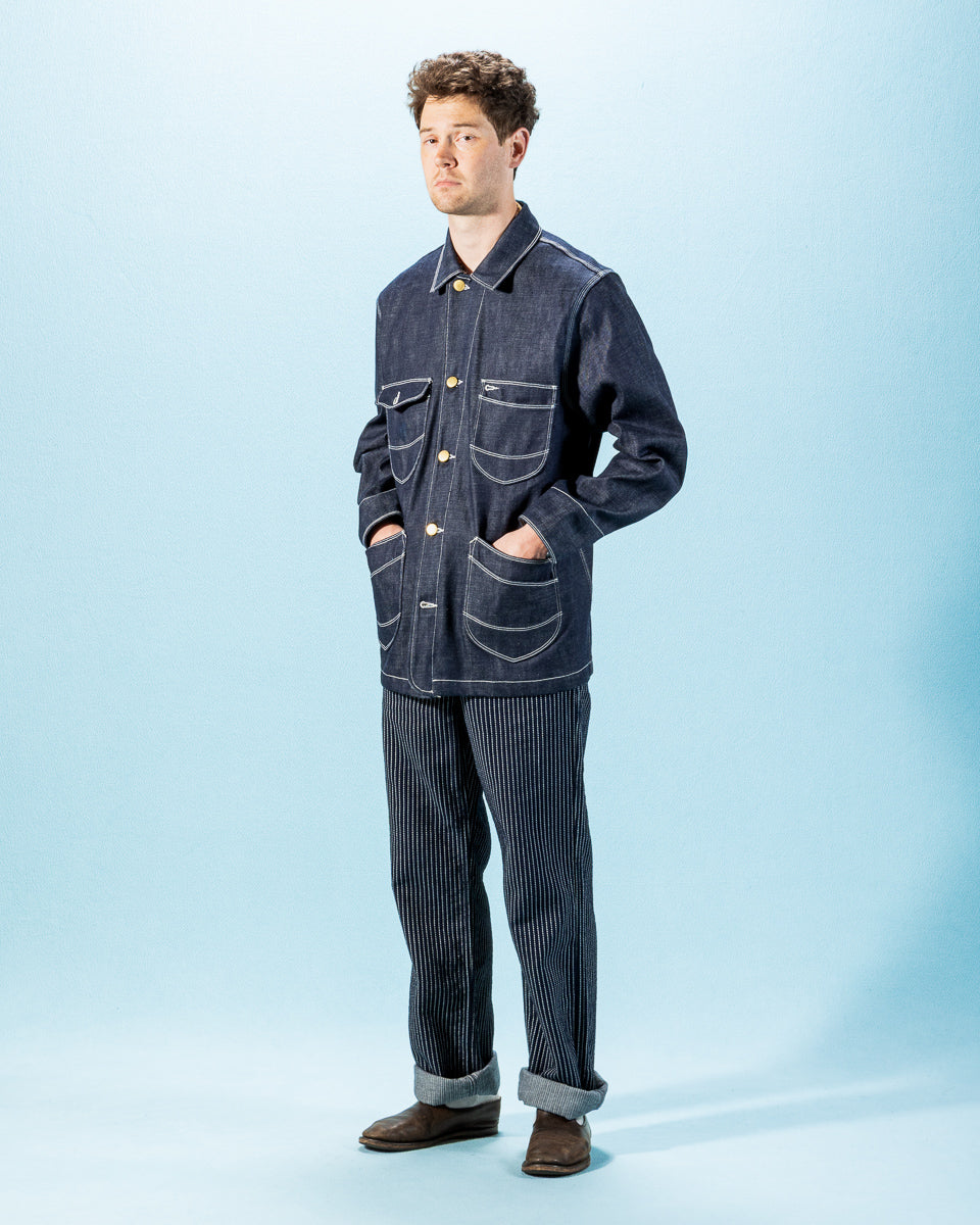 Freenote Modesto Jacket - 11oz Rinsed Memphis Blue - Standard & Strange