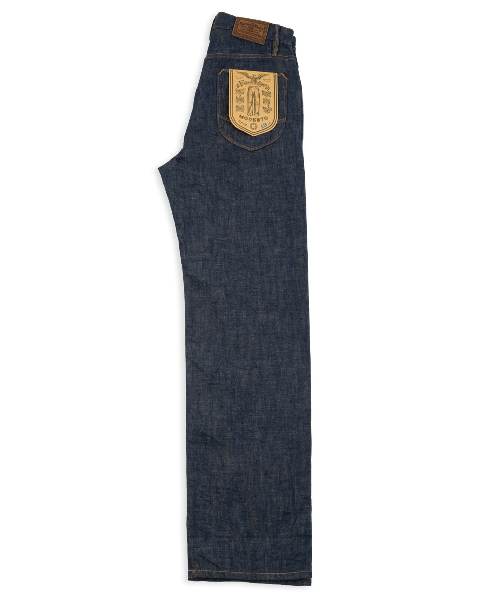 Freenote Modesto Straight Fit- 13oz Natural Rinsed Denim - Standard & Strange