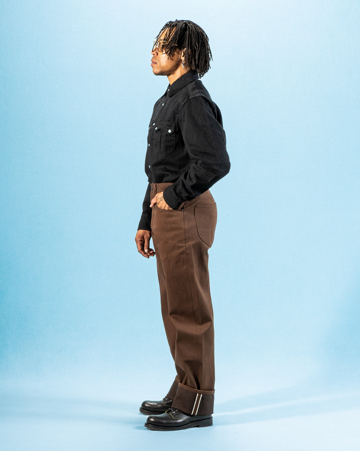 Freenote Sinclair Shirt - Black - Standard & Strange