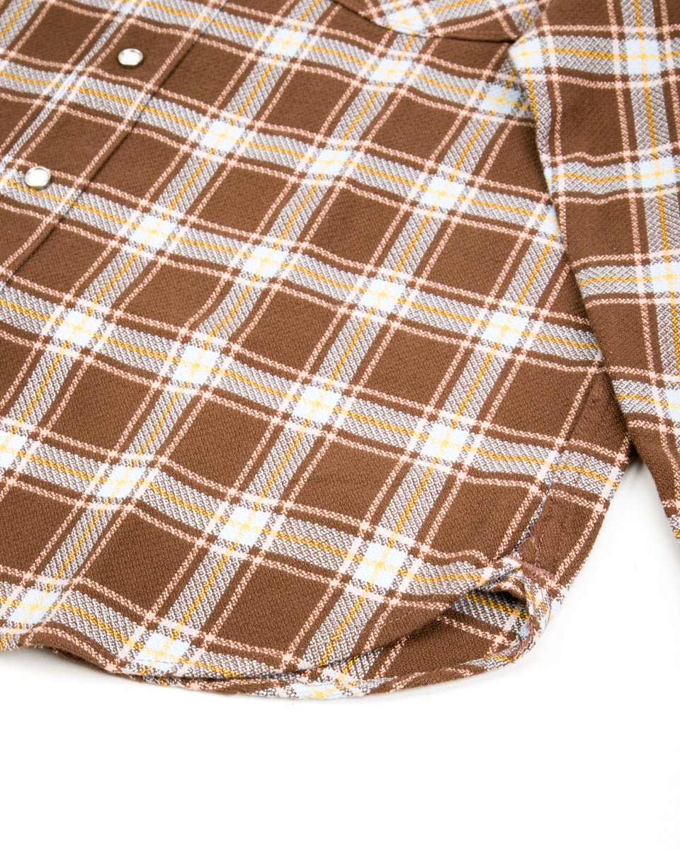 Freenote Western Scout Shirt - Brown Plaid - Standard & Strange