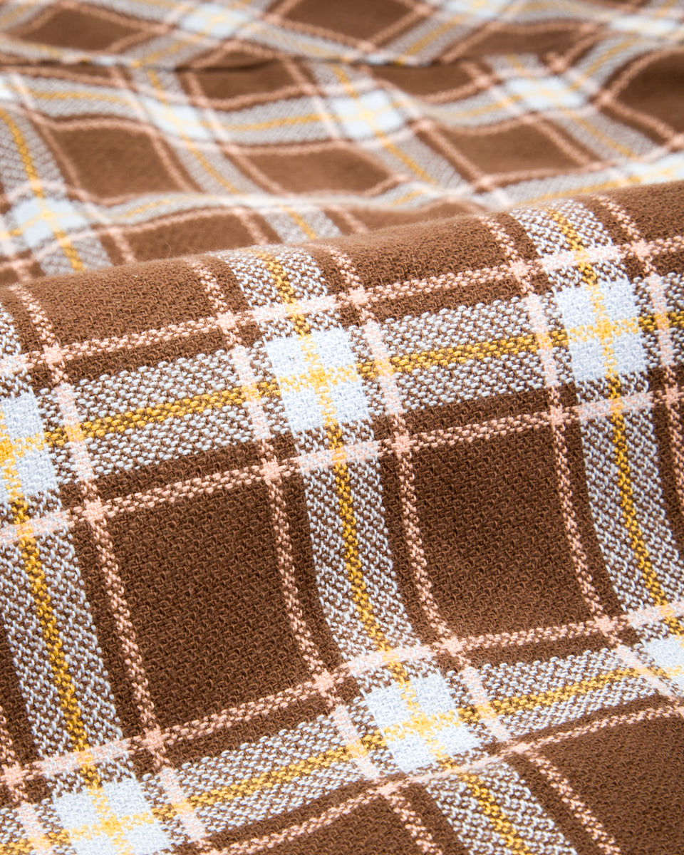 Freenote Western Scout Shirt - Brown Plaid - Standard & Strange