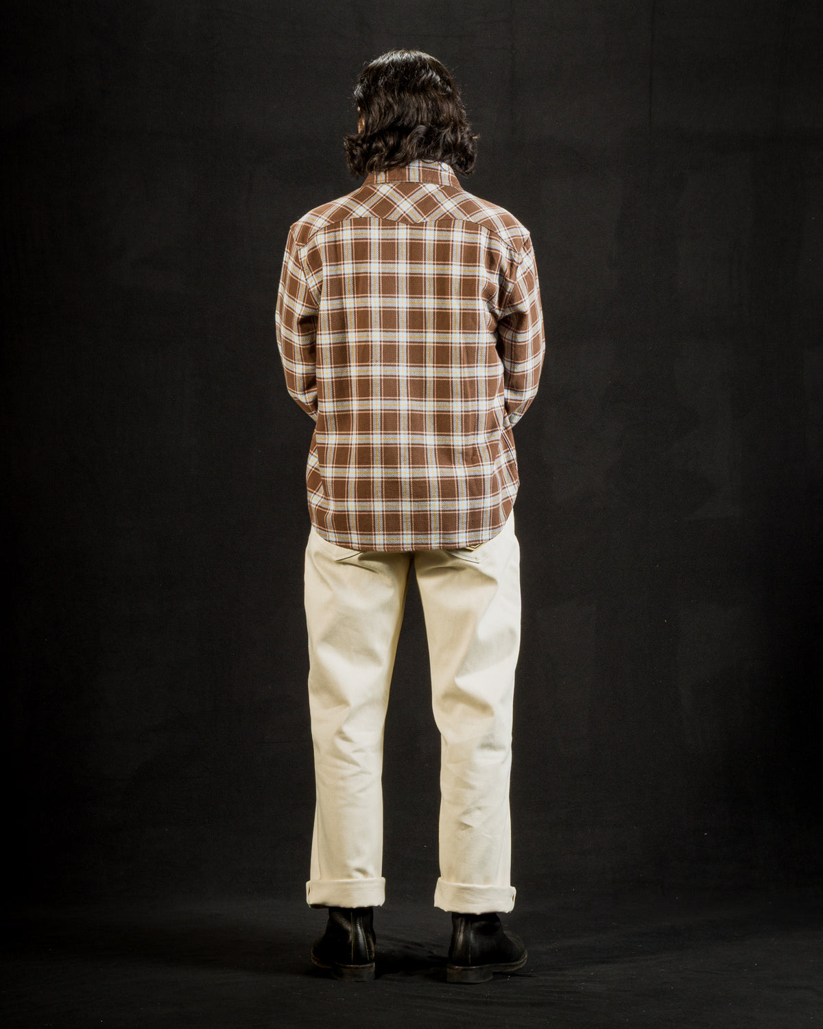 Freenote Western Scout Shirt - Brown Plaid - Standard & Strange