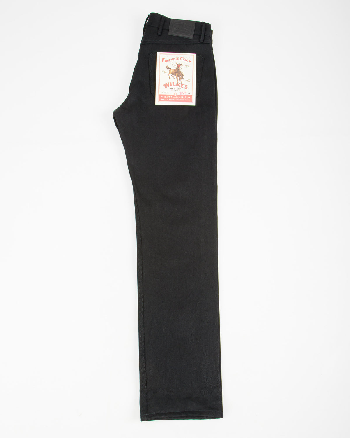 Freenote Wilkes Western - 15.75oz Black/Black - Standard & Strange