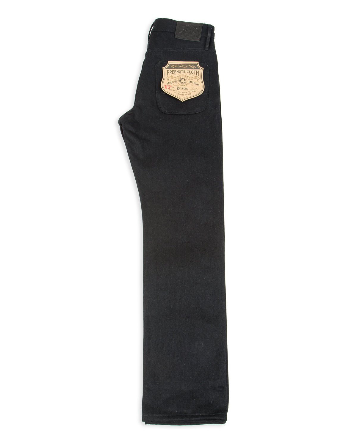 Freenote Belford Straight Fit - 17oz Black Slub - Standard & Strange